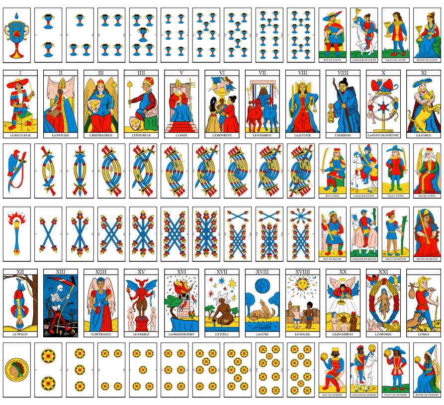 Notre jeu de Tarot de Marseille